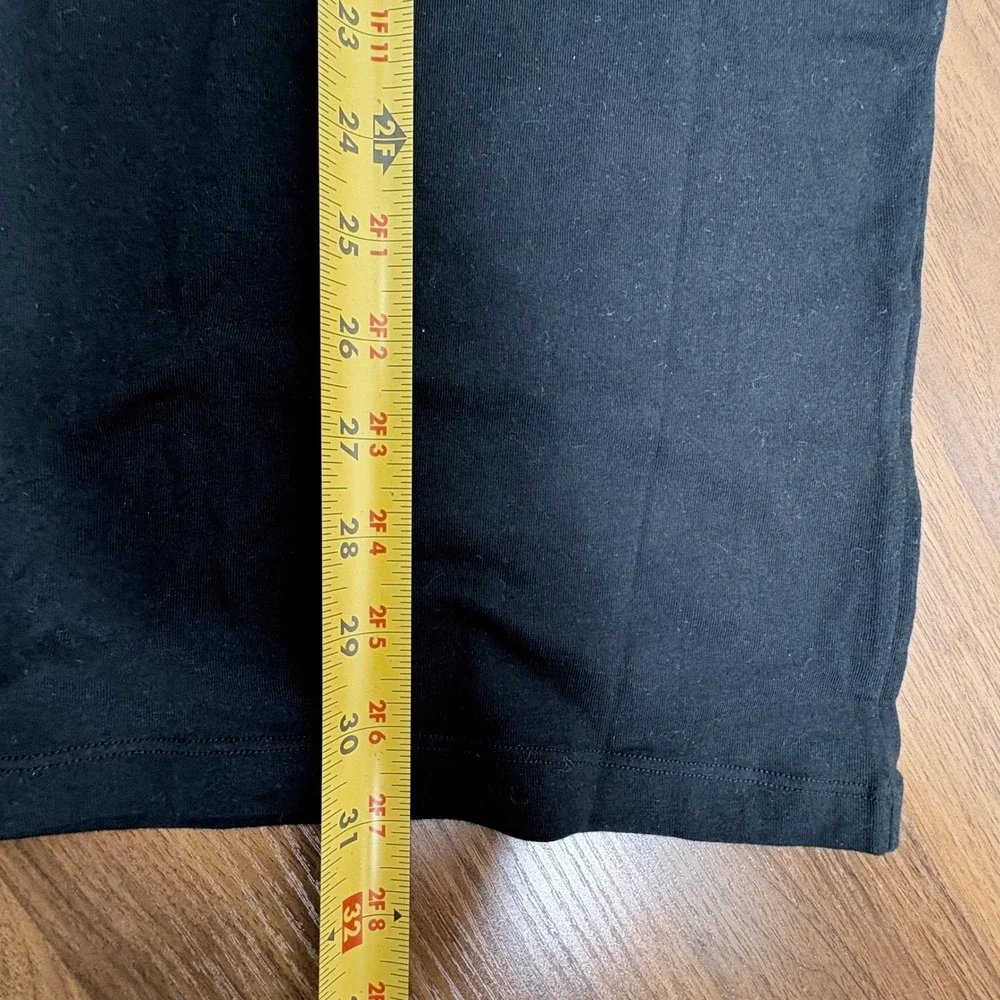 Lacoste V-Neck T-Shirt Mens XXL Black Supima Cotton Short Sleeve Old Money